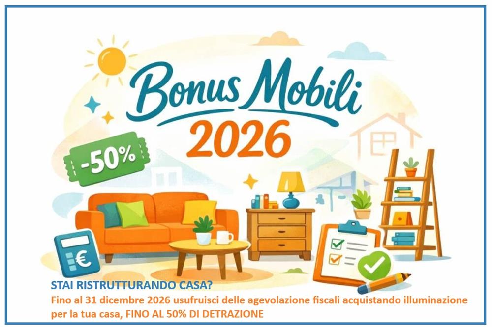 Guida al Bonus Mobili ed Elettrodomestici 2026: detrazione 50% per ristrutturazioni